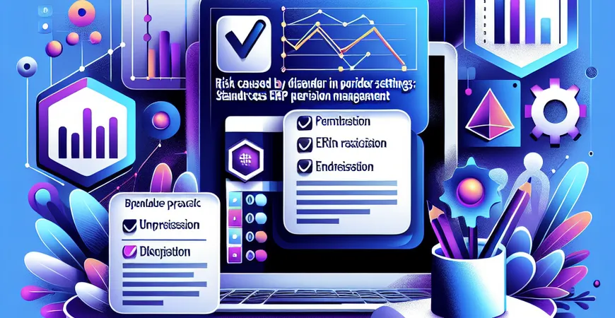  权限设置混乱引发内控风险？ERP权限管理的规范做法